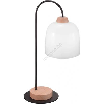 Kolarz A1352.71. W - Настолна лампа NONNA 1xE27/60W/230V дъб/бял (KL0229)