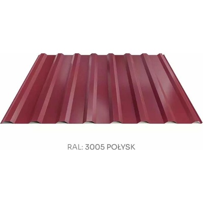 Hornval T18 Plus 1170 lesk PE 0,5 mm červená 1 m²