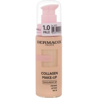 Dermacol Collagen Make-up SPF10 rozjasňujúci a hydratačný make-up Pale 1,0 20 ml
