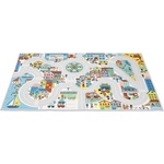 Janod Cross roads Килим и подложка за игра на земя Град 120 x 78 cm (J05910)