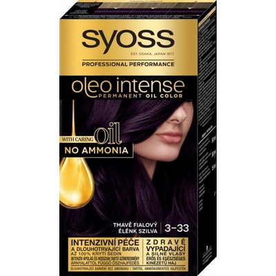 Syoss Oleo Intense 3-33 tmavo fialový