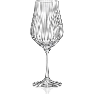 Crystalex Sklenice na víno TULIPA OPTIC 6 x 450 ml