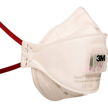 3M 9332 + Gen3 filtračná polomaska s ventilom respirátor Aura, trieda ochrany FFP3