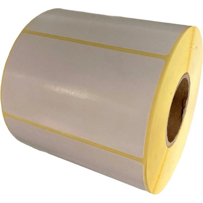 32 00054/1 - Termo Etiketa 90 mm x 50 mm, Medzera 2 mm, Thermo eco, Biela, Dutinka 40 mm, 1000 ks/kotúč, Odlepiteľné lepidlo, Priemer kotúča 105 mm