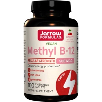 Jarrow Formulas Methyl B-12 500 - Витамин B12 | 100 Chew tabs (8398)