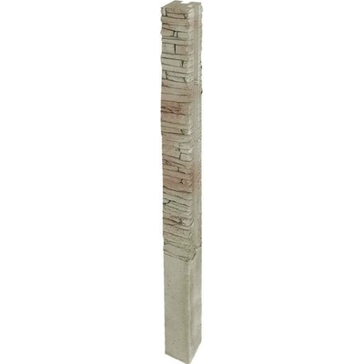 DITON Plotový systém QUICK WALL STONE Velikost: 15 × 15 × 290, Varianta: Quick wall stone - sloupek rohový 200 béžový mix, Povrch: natur, reliéfní
