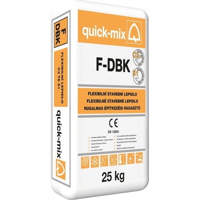 QUICK MIX F-DBK Tenkovrstvové lepidlo na obklady a dlažby 25 kg