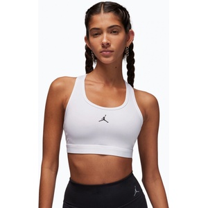 Nike Jordan Biustonosz treningowy Nike Jordan Sport Medium Support Jumpman white/stone mauve/black