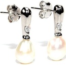 Rafity stříbrné s perlou a zirkonem E0045PZ-0506