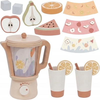 TookyToy Drevený smoothie mixér s príslušenstvom