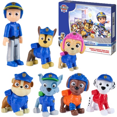 Spin Master Комплект фигури Spin Master Paw Patrol - Search & Rescue, Team Pack, 7 броя (6074807)
