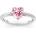 Thomas Sabo TR2476-051-9-54 Silver Ring with pink Stone in Heart Shape Ladies, Жени