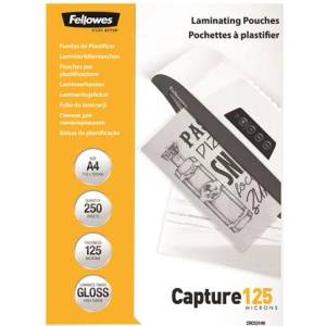 Fellowes Фолио за термоламиниране, 125 микрона, a4, гланц, 250 броя, fellowes 5314903 (5314903)