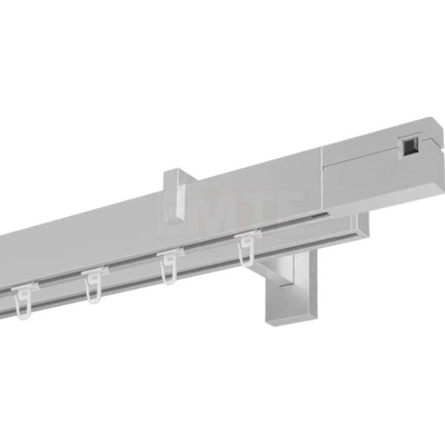 Marcin Dekor Square Line garniža ČIERNY KRYŠTÁL oceľ dvojitá 160 - 600 cm
