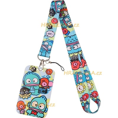 Šňůrka na krk 24355 s pouzdrem Sanrio Hangyodon
