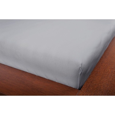 Wooline Prostěradlo Jersey šedé 90x200