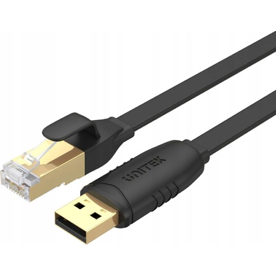 Unitek Y-SP02001B RJ-45 na USB-A, konzolový, 1,8m