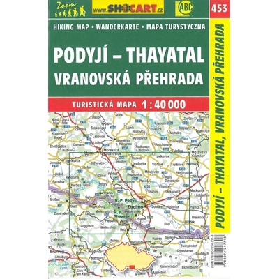 ST 453 Podyjí Thayatal Vranovská přehrada 1:4