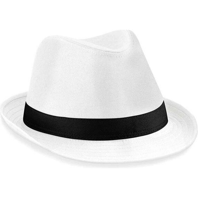 Fedora bílá/černá