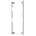 Mexen Mars 900x400 mm 244W chrome (W110-0900-400-00-01)