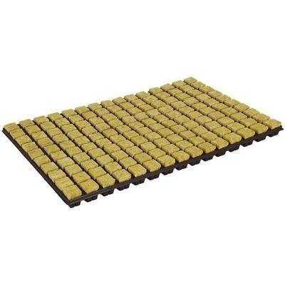 Grodan 25x25x40mm, sadbovací rockwool kostky s dírou a sadbovačem 150 ks 18ks