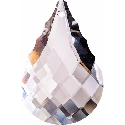 Nefertitis List Feng Shui broušený křišťál čirý 5 cm NF29885 - 50 mm