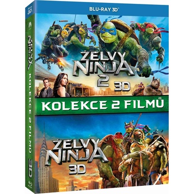 Želvy Ninja 1+2 Kolekce 3D+2D 2BD