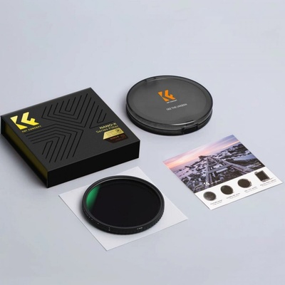 K&F Concept Nano-X Variable ND Filter ND2–ND32 without X-Cross, 105 mm