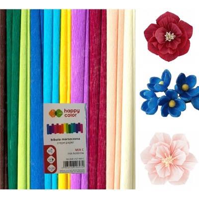 Krepový papier Happy Color viacfarebný