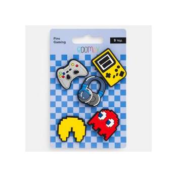 Goomby Значки за силиконов несесер и бележник Gaming 5 броя