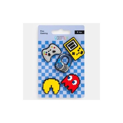Goomby Значки за силиконов несесер и бележник Gaming 5 броя