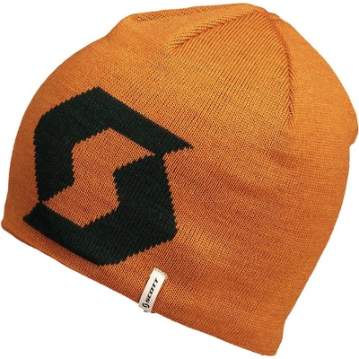 Scott beanie Team 10 Copper Orange/Tree Green