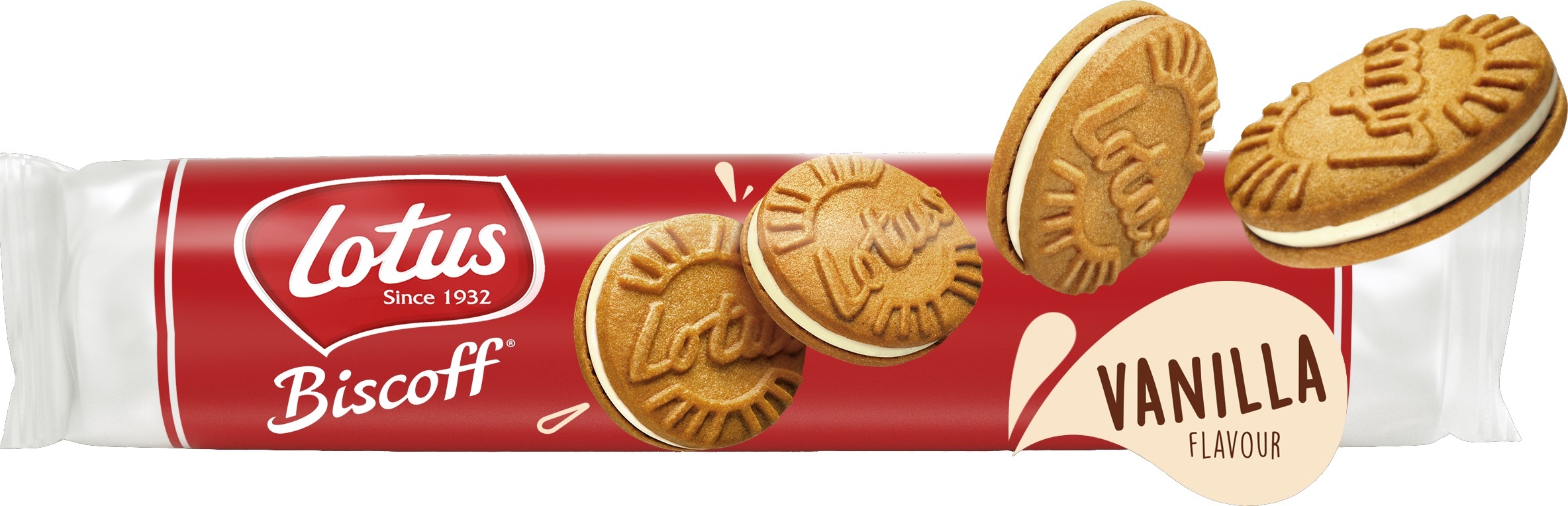 Lotus Biscoff карамелизирани бисквитки ванилия 150гр