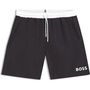 HUGO BOSS Бански гащета BOSS Starfish swimming shorts - Black / Grey (Dark Grey)