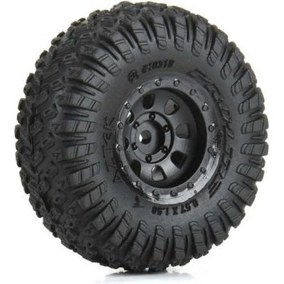 Pro-Line колело 1: 30, гуми Aztek, черен диск Clobber (4): Axial SCX30