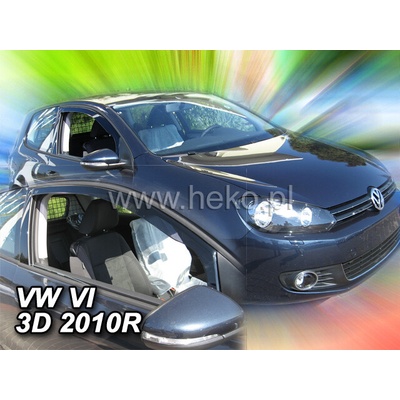 Deflektory Volkswagen Golf VI, 3-dverová 2008-2012