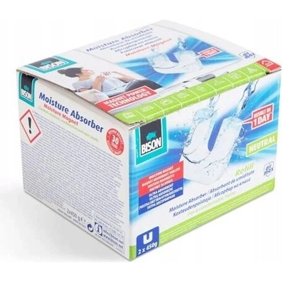 Bison Air Max Magnet Pohlcovač vlhkosti tablety bez vône 2 x 450 g