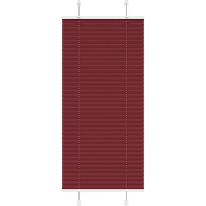 vidaXL Плисирана щора Бордо червено 60x150 cm Ширина на плата 59, 4 cm (4015237)