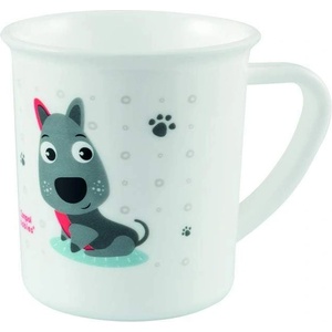 Canpol babies Пластмасова чаша с дръжка Canpol - Куче, 170 ml (4/413_gry)