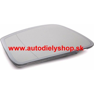 BMW 7 F01, F02 2008- Sklo zrkadla, ľavé /Elektrochromatické/