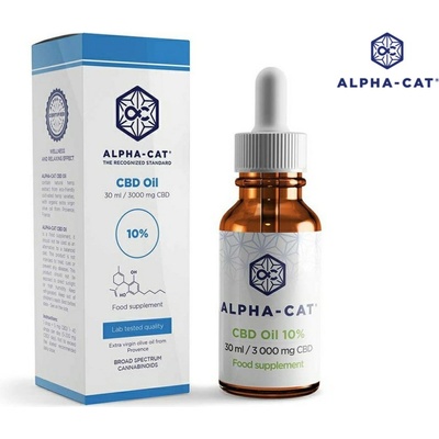 Alpha-CAT CBD Konopný olej 10% 30 ml 3000 mg