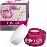 Agiva Nature of Agiva Roses Anti-wrinkle Night Cream - Интензивен нощен крем за лице против бръчки с розово и арганово масло от серията "Roses" 30мл
