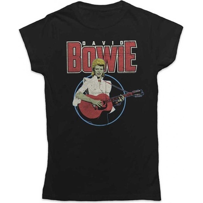 David Bowie Tričko Acoustic Bootleg Žena Čierna