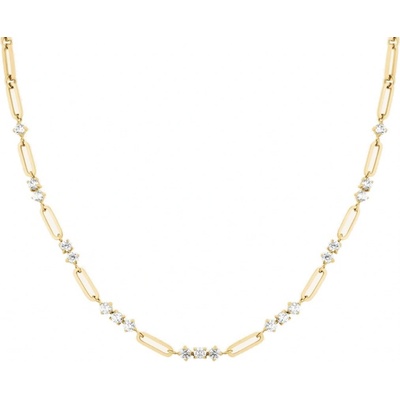 Rosefield Luxusní pozlacený náhrdelník s krystaly JNGCG-J1018