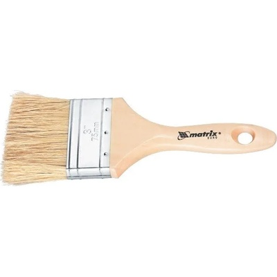 MTX Четка плоска " Евро" 3" , естествен косъм, дървена дръжка mtx