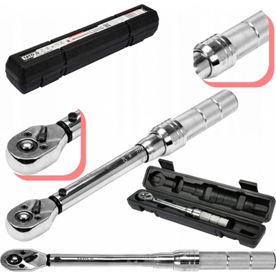 Yato momentový klúč 1/4" 2,5-20Nm YT-07511