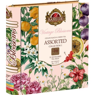 Basilur Vintage Blossoms Book Assorted 32 x 1,5 g