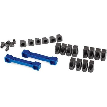 Traxxas съединители на рамената на окачването на колелата алуминиеви сини: 4-Tec 2.0