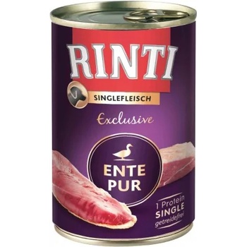 Image 1 of RINTI Pur Adult - консерва за кучета с 100% патешко месо, подходяща за чувствителни кучета - 400 гр - Германия