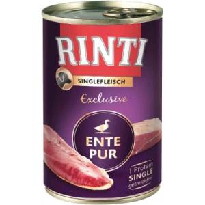 RINTI Pur Adult - консерва за кучета с 100% патешко месо, подходяща за чувствителни кучета - 400 гр - Германия